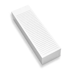 100 Bookmark Cards, Ruled/Grid