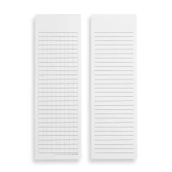 100 Bookmark Cards, Ruled/Grid