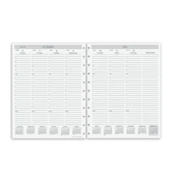 2026 Circa Sunday Start Weekly Agenda Refill, Vertical