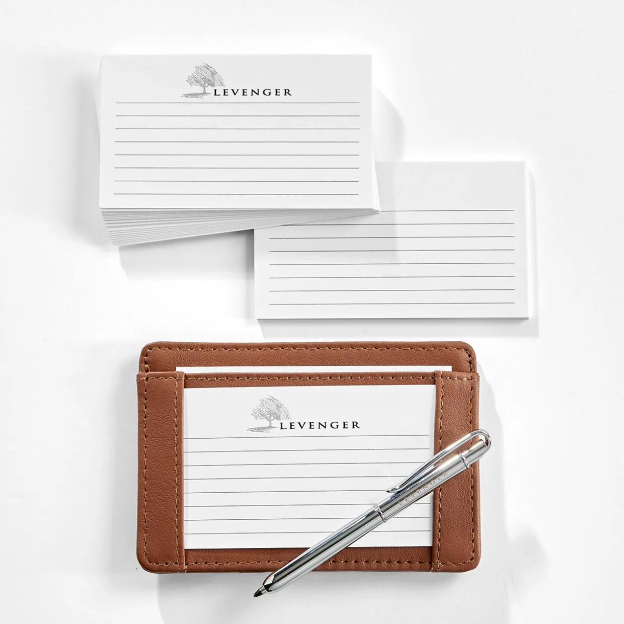 500 Corporate Wallet Cards, Horizontal Ruled