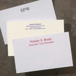 100 Personalized 3 x 5 Cards, Horizontal Window