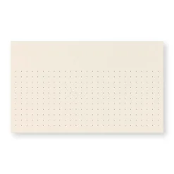 500 Personalized 3 x 5 Cards, Horizontal Dot Grid