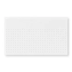 500 Personalized 3 x 5 Cards, Horizontal Dot Grid