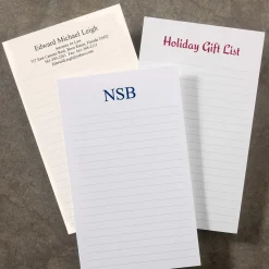250 Personalized 3 x 5 Cards, Vertical Ruled