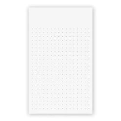 500 Personalized 3 x 5 Cards, Vertical Dot Grid