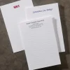 250 Personalized 4 x 6 Cards, Vertical Ruled