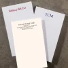 500 Personalized 3 x 5 Cards, Vertical Plain