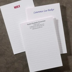500 Personalized 4 x 6 Cards, Vertical Ruled