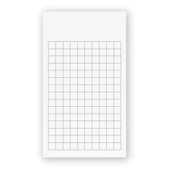 250 Personalized Wallet Cards, Vertical Grid