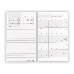 2026 Weekly and Monthly 3 x 5 Calendar Cards (set of 76)