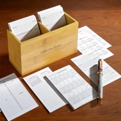 2026 Weekly and Monthly 3 x 5 Calendar Cards (set of 76)