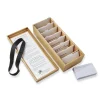 Bamboo Leitner Learning Box