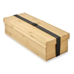 Bamboo Leitner Learning Box