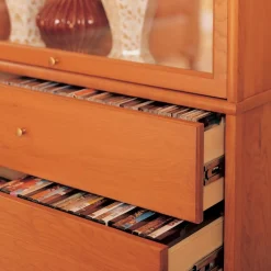 Barrister Bookcase Double Drawer Section