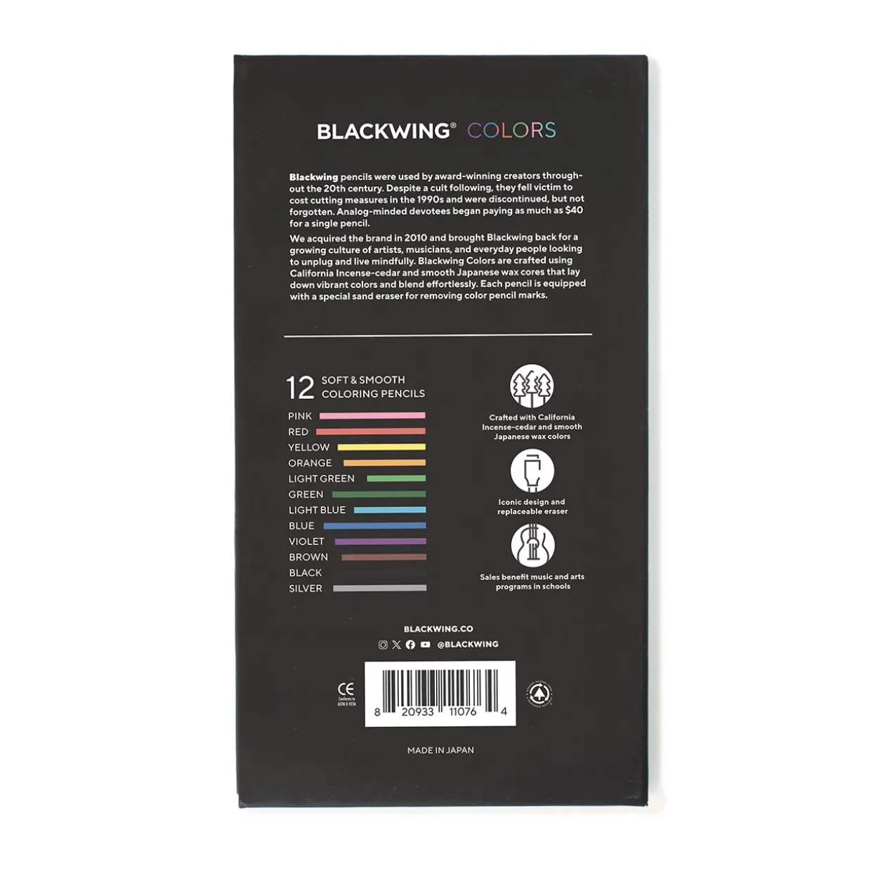 Blackwing Colors Pencils (set of 12)