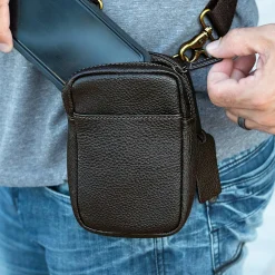 Bomber Jacket Crossbody Phone Sling