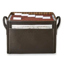 Bomber Jacket Desk File Holder with Lid