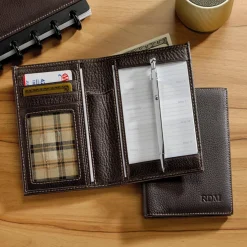 Bomber Jacket International Pocket Briefcase with Pocketini Pen