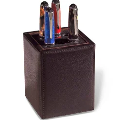 Bomber Jacket Leather Pen Cup