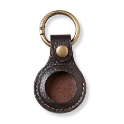 Bomber Jacket Leather Smart Tag Key Fob