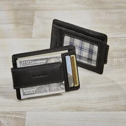 Bomber Jacket RFID Money Clip Card Wallet
