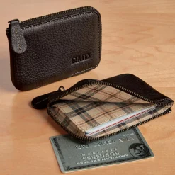 Bomber Jacket Zip Card Wallet