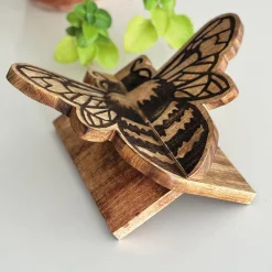 Carved Bee Book Stand