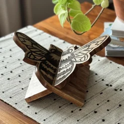 Carved Bee Book Stand