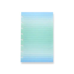 Circa Blue Ombre Gradient Full-Page Ruled Discbound Refill (100 sheets)