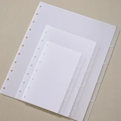 Circa Clear Discbound Notebook Dividers (set of 5)