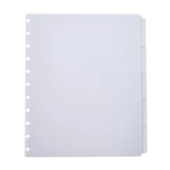 Circa Clear Discbound Notebook Dividers (set of 5)