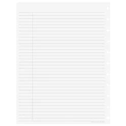 Circa College Ruled without Title Box Discbound Refill (100 sheets)