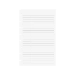 Circa College Ruled without Title Box Discbound Refill (100 sheets)