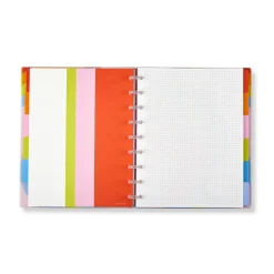 Circa Colorfull Weekly/Monthly Undated Agenda Notebook