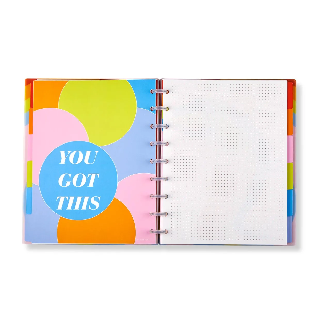 Circa Colorfull Weekly/Monthly Undated Agenda Notebook