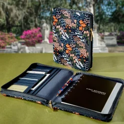 Circa Midnight Garden Zip Folio