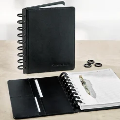Circa Midway Leather Discbound Notebook