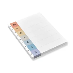 Circa Midway Vibrant Weekly Refill (100 sheets)