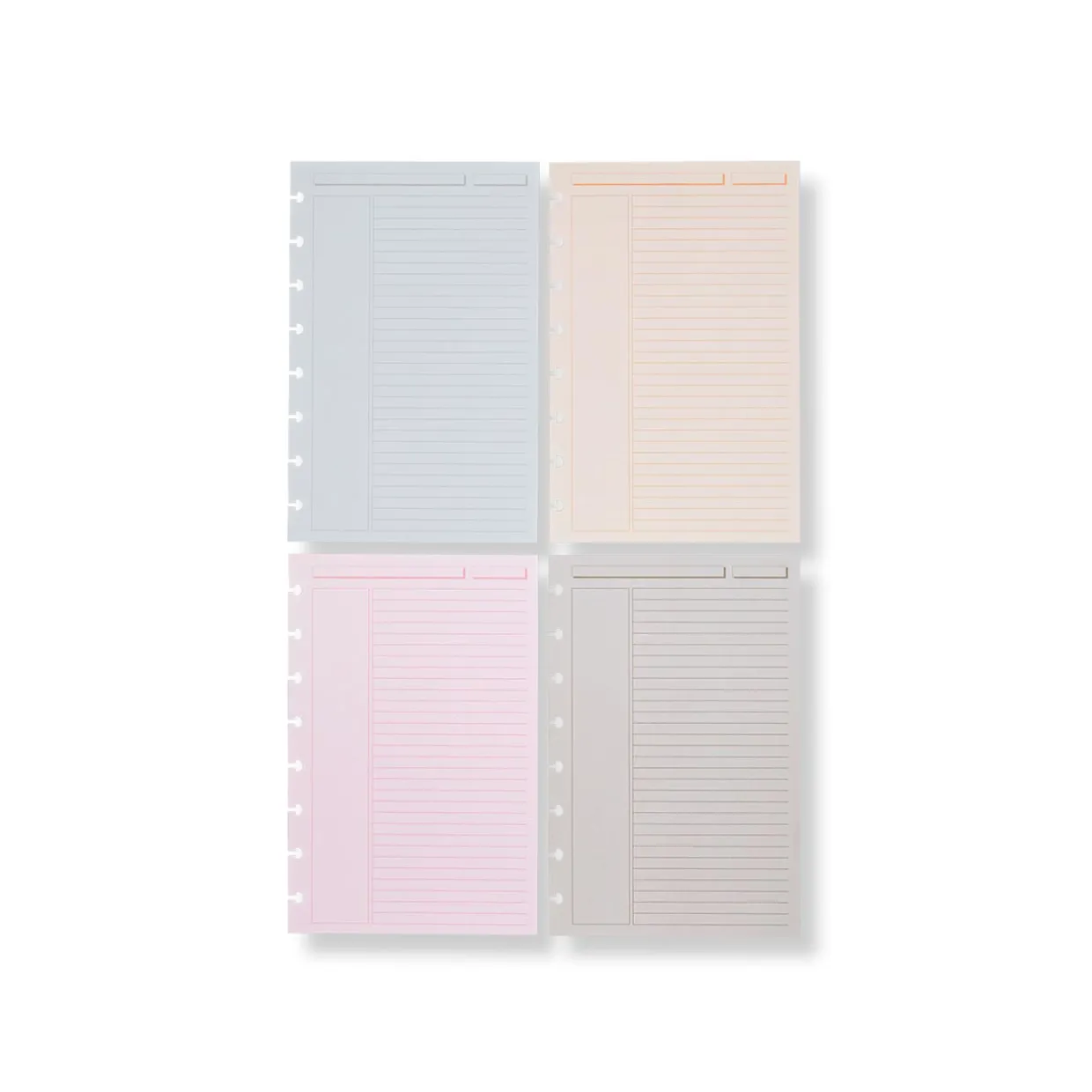 Circa Modern Multicolored 1/4" Ruled Discbound Refill (300 sheets)