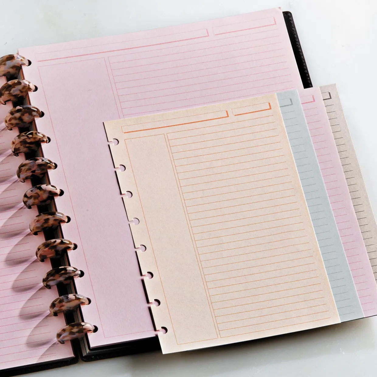 Circa Modern Multicolored 1/4" Ruled Discbound Refill (300 sheets)