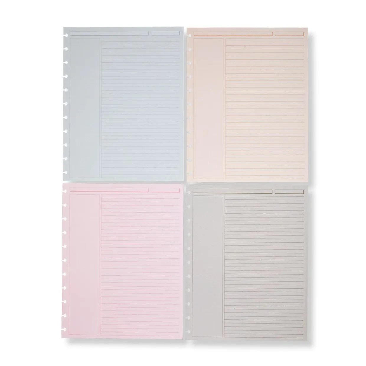 Circa Modern Multicolored 1/4" Ruled Discbound Refill (300 sheets)