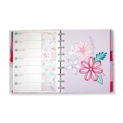 Circa Secret Garden Weekly/Monthly Undated Agenda Notebook