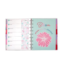 Circa Secret Garden Weekly/Monthly Undated Agenda Notebook