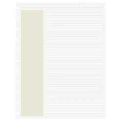Circa Shaded Annotation Ruled Discbound Refill (100 sheets)