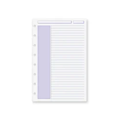 Circa Shaded Annotation Ruled Discbound Refill (100 sheets)