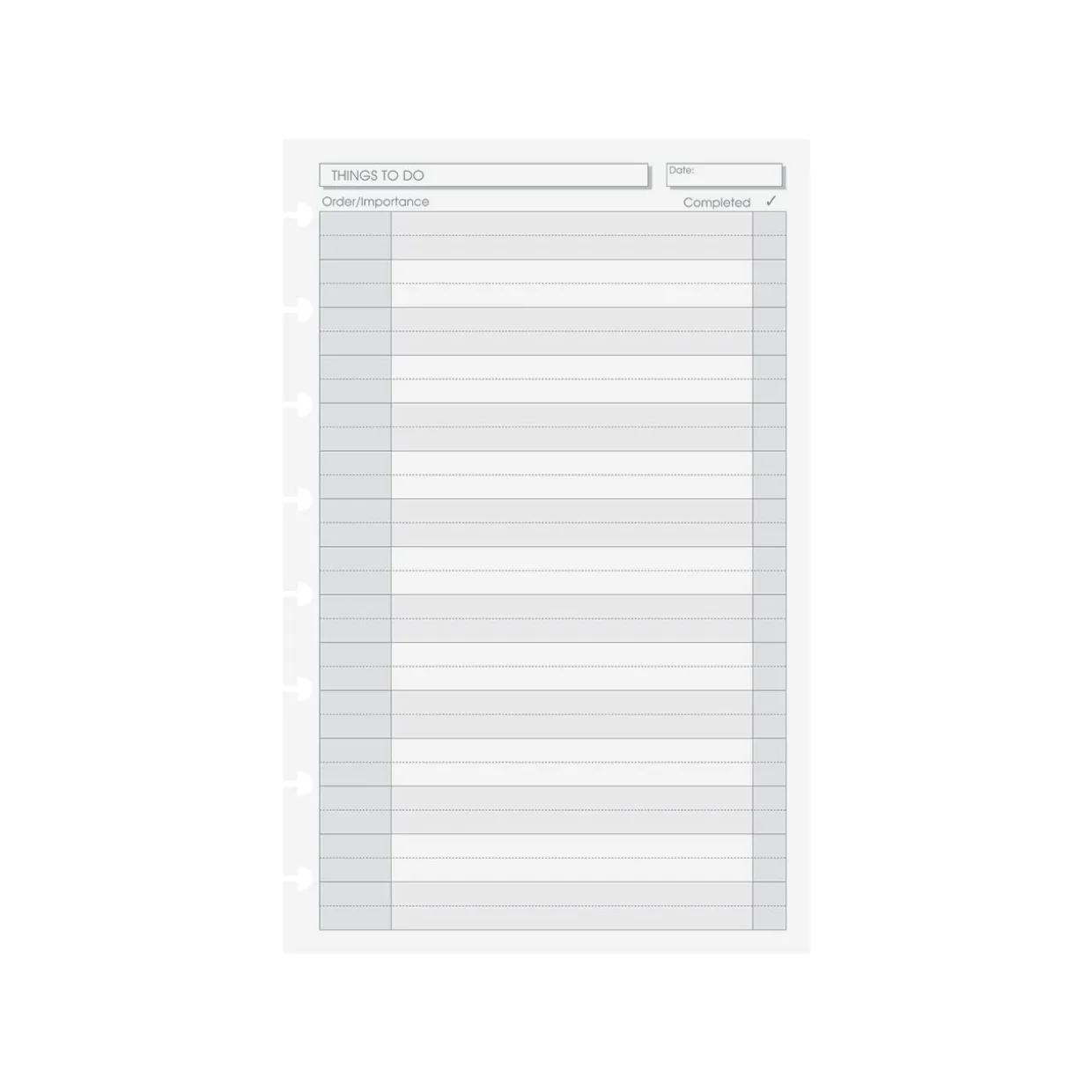 Circa Things To Do Discbound Refill (100 sheets)