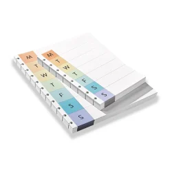 Circa Vibrant Weekly Calendar Discbound Refill (100 sheets)
