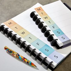 Circa Vibrant Weekly Calendar Discbound Refill (100 sheets)