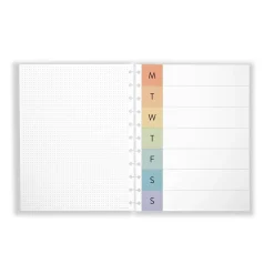 Circa Vibrant Weekly Calendar Discbound Refill (100 sheets)