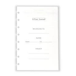 Circa 5-Year Journal Refill (185 sheets)